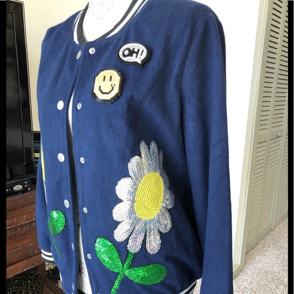 HOST PICK! 🌼NWOT Cute Sequined Jacket🌼 - Picture 5 of 8